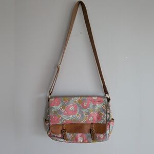 Fossil Long Live Vintage Florals Messenger/Laptop Bag